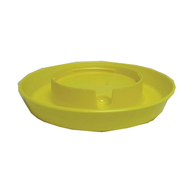 Little Giant 1-Gallon Screw-On Poultry Waterer Base – 750 Yellow