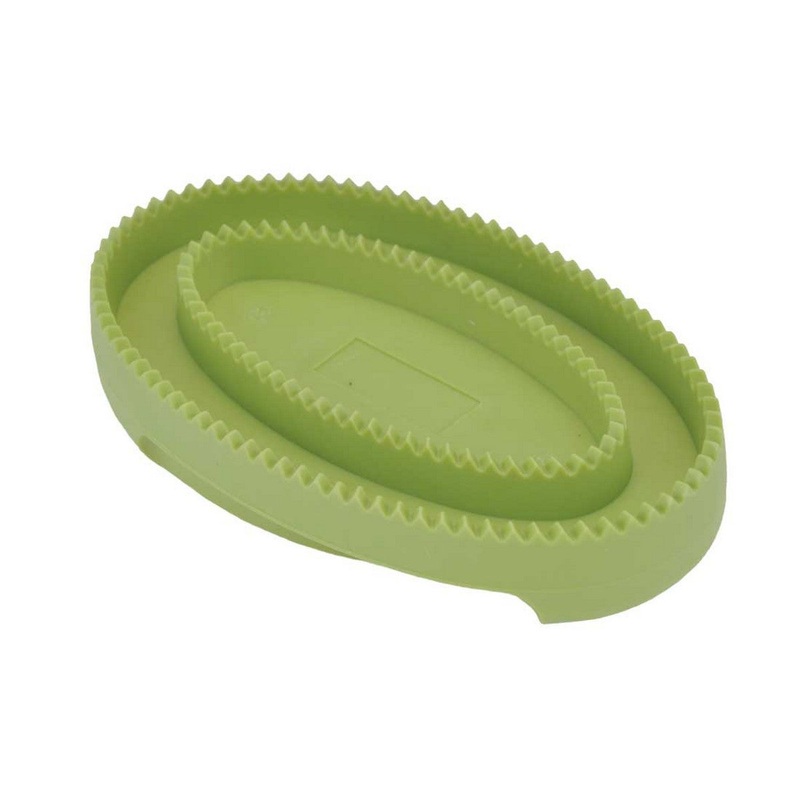 Safari Comfort Grip Curry  Rubber Brush for Dogs