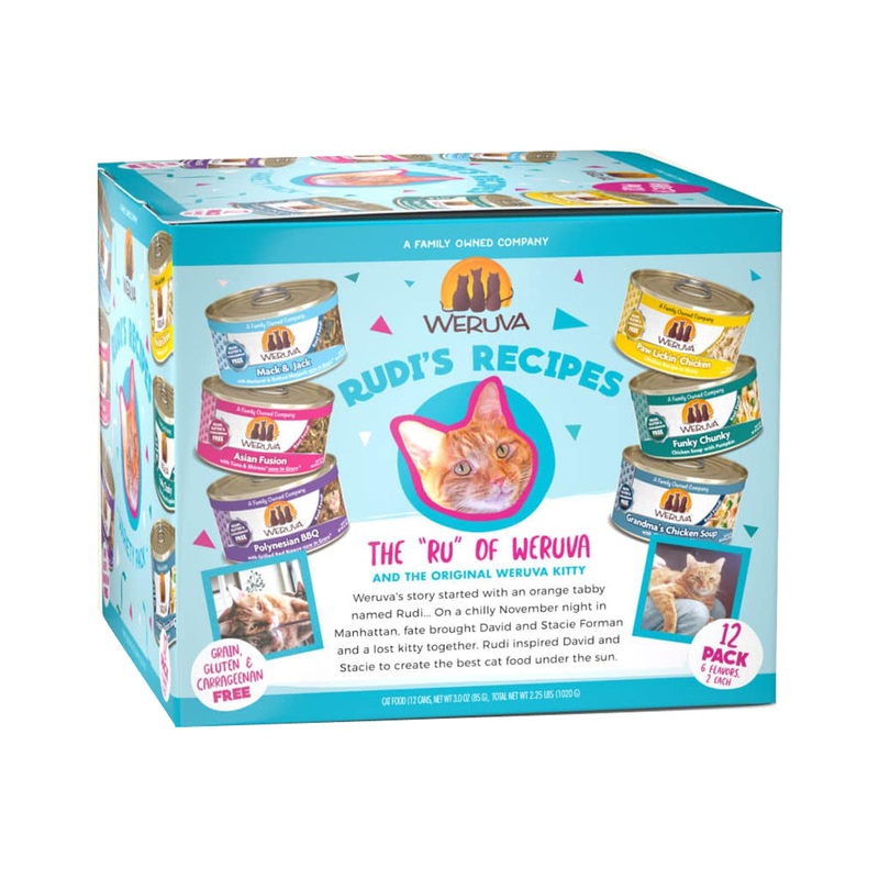 Weruva Rudi’s Recipes Cat Food Variety Pack Can 3oz