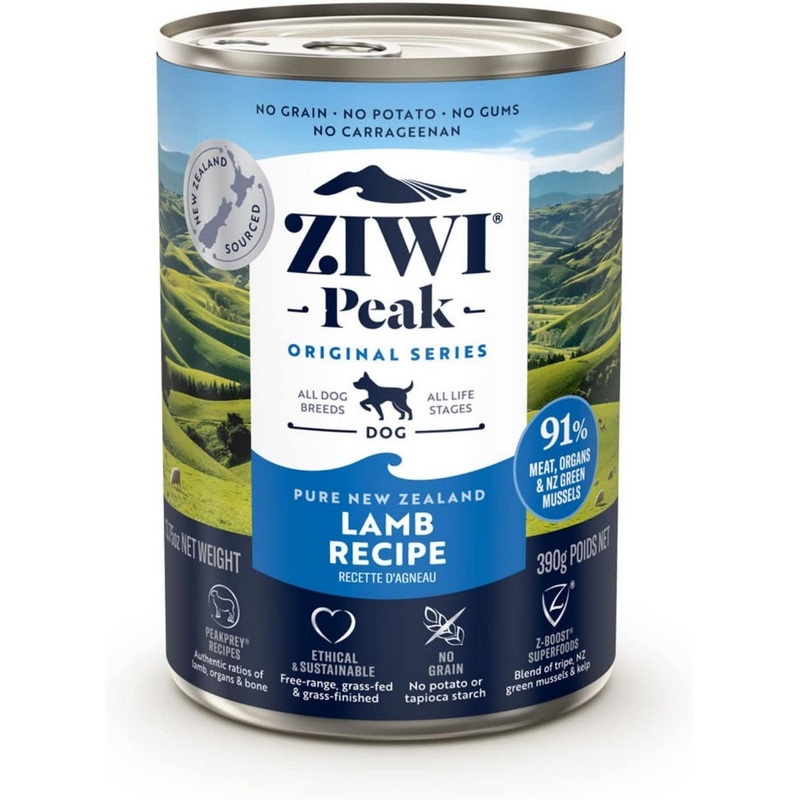 Ziwi Peak Wet Dog Food – Lamb – 13.75oz Can