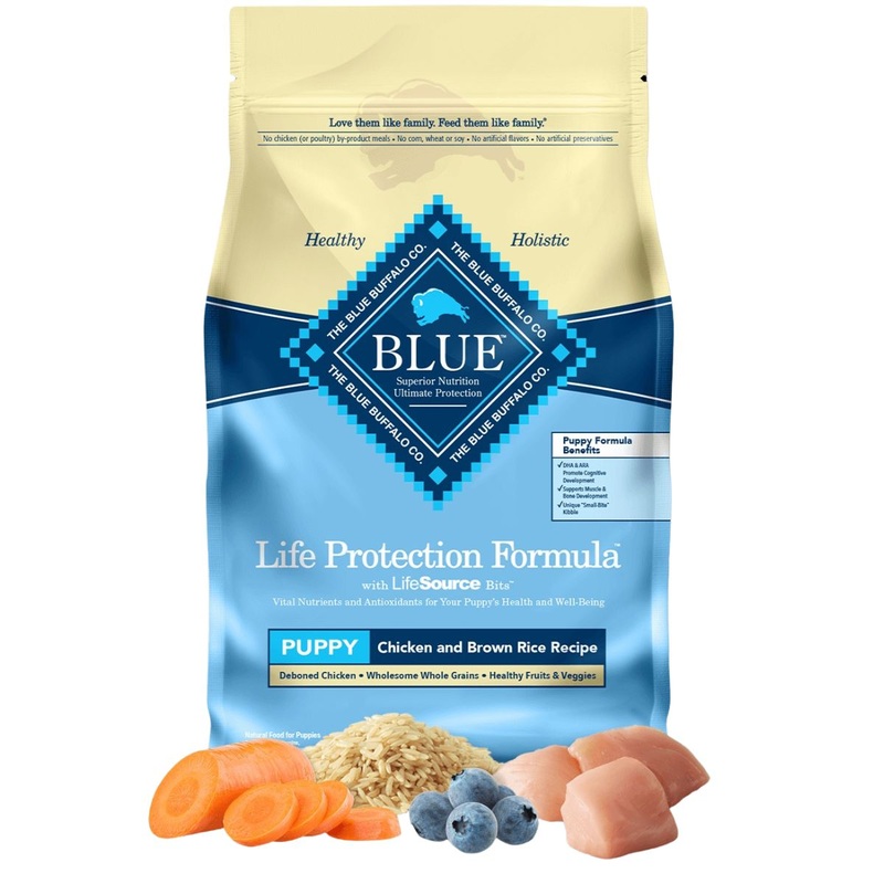 Blue Buffalo Puppy Chicken and Brown Rice Dry Dog Food 5lb