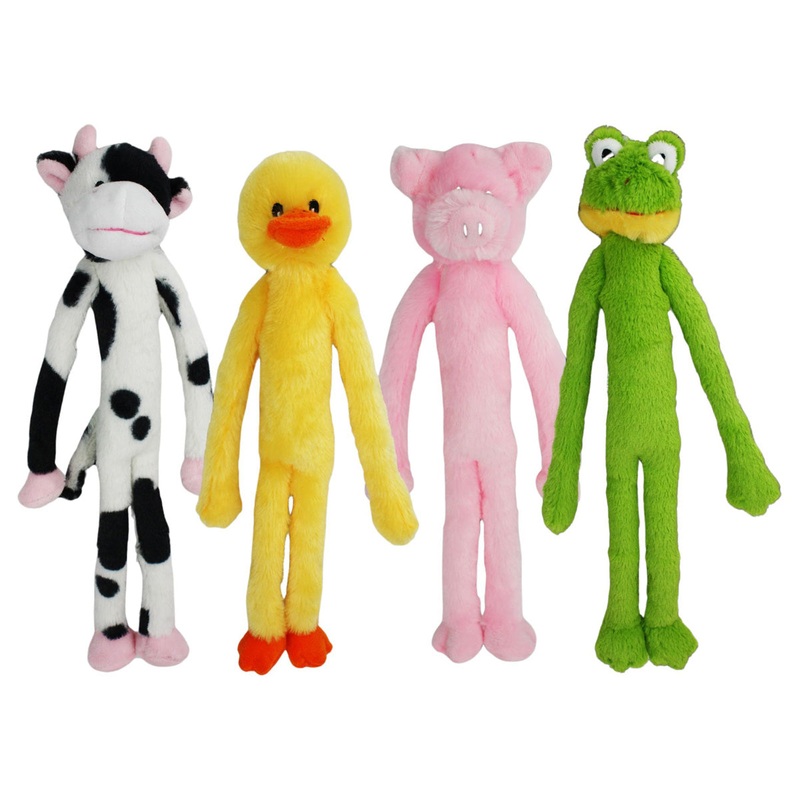 Multipet Mini Swingin Slevins 12 Dog Toys