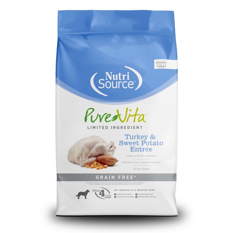 PureVita Turkey & Sweet Potato Grain Free Limited Ingredient Dog Food 4lb