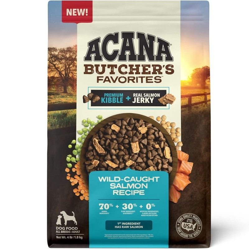 Acana Butcher’s Favorites Wild-Caught Salmon Dry Dog Food 4lb