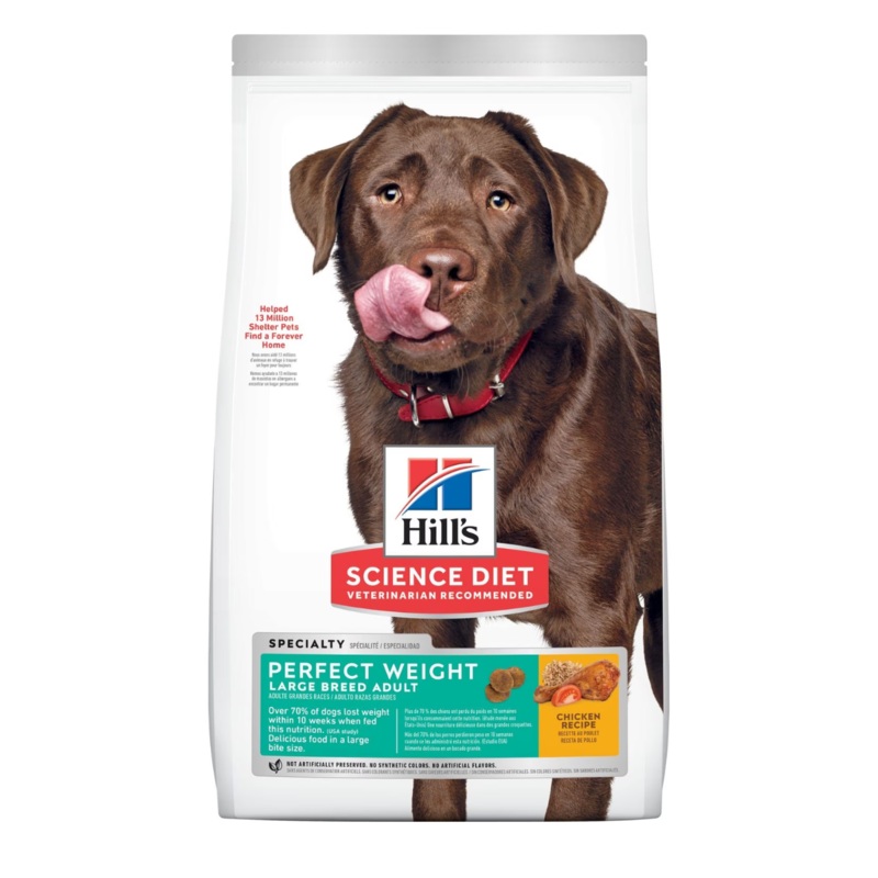 Hill’s Pet Nutrition Perfect Weight Chicken Recipe Dog Food 22lb