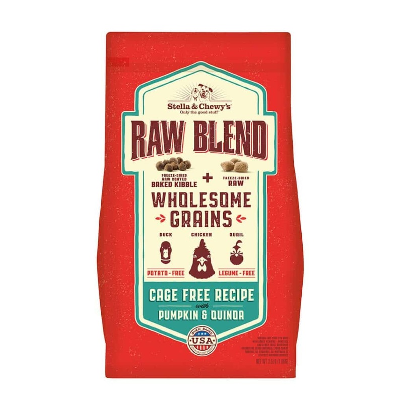 Stella & Chewy’s Cage-Free Recipe With Pumpkin & Quinoa Raw Blend Baked Kibble With Grains Dry Dog Food 22lb