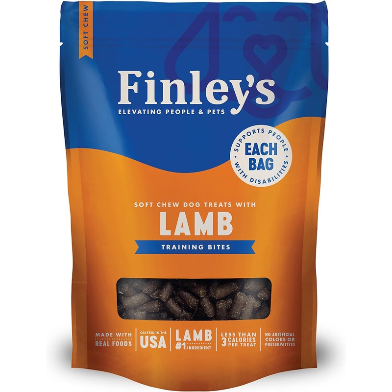 Finley’s Lamb Recipe Soft Chew Training Bites Dog Treats 6oz