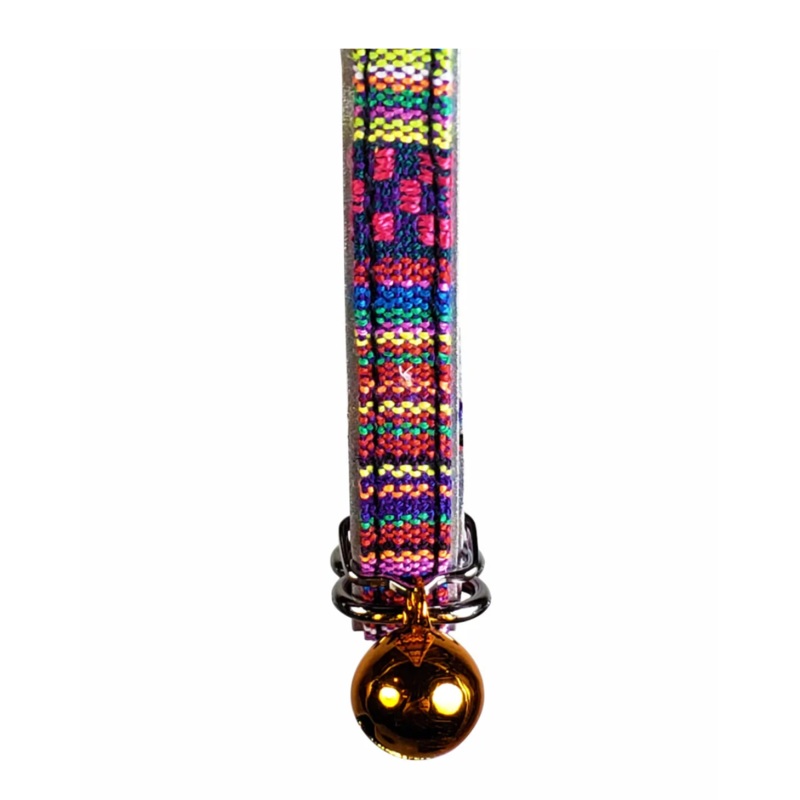 Goli Design Polyester Tapestri Summer Reflective Cat Collar 7.25