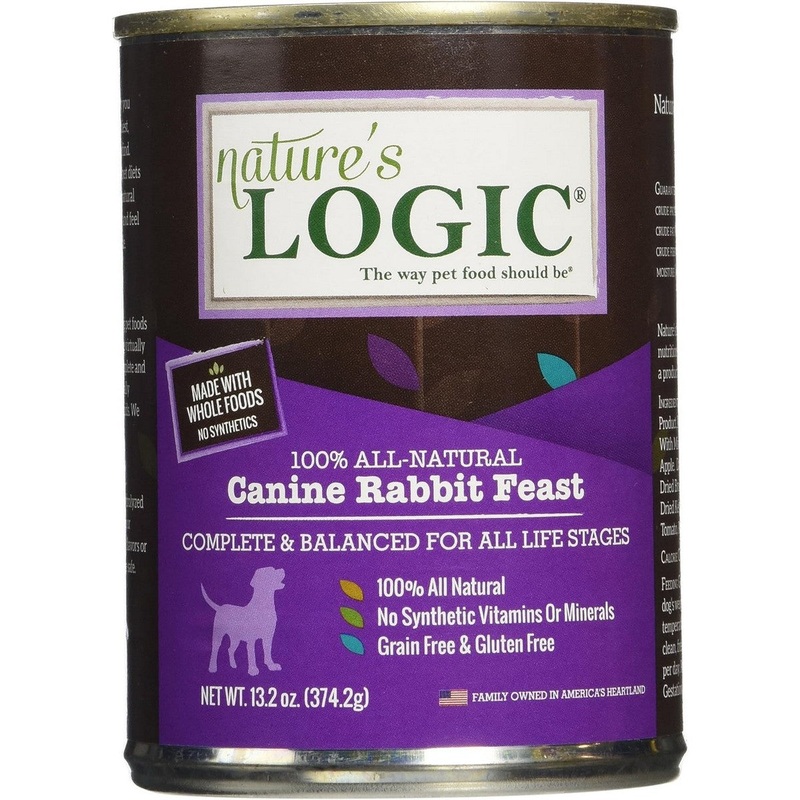 Nature’s Logic Rabbit Canned Dog Food 13.2oz