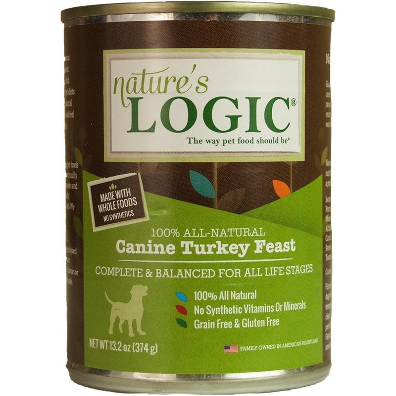 Nature’s Logic Turkey Canned Dog Food 13.2oz