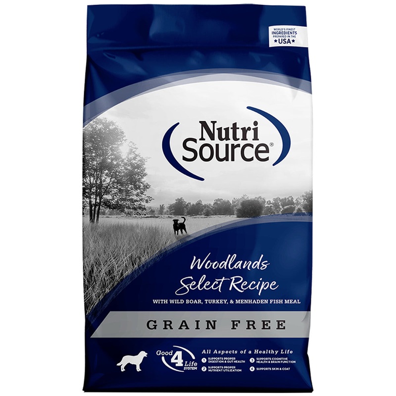 NutriSource Grain Free Woodland Select Dry Dog Food 26lb