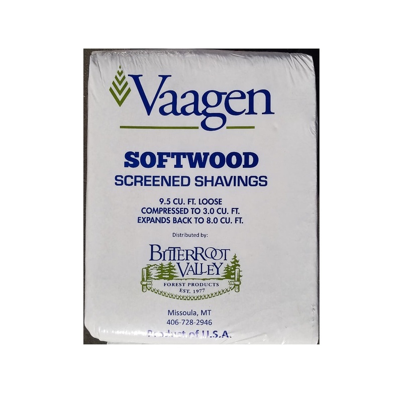 Bitterroot Valley Forest Product Bitterroot Softwood Shavings 8 Cubic Feet