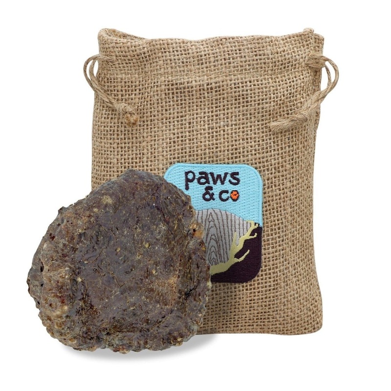 Paws & Co Beef Liver Dipped Elk Antler Buttons for Large X-Large Dogs 3.5-4