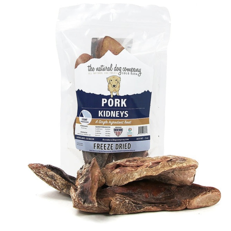 The Natural Dog Company Freeze-Dried Pork Kidneys 3oz
