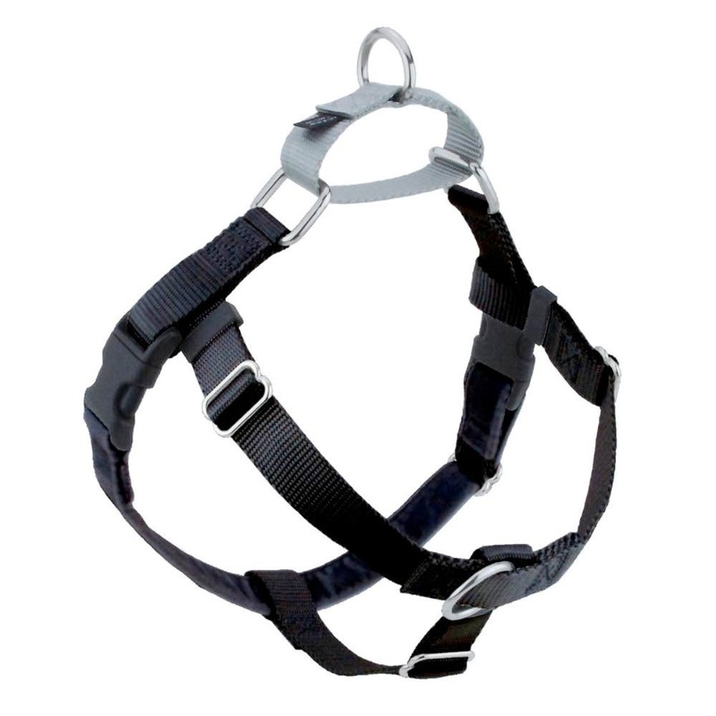 2 Hounds Design Black Freedom No-Pull 5/8 Small Dog Harness