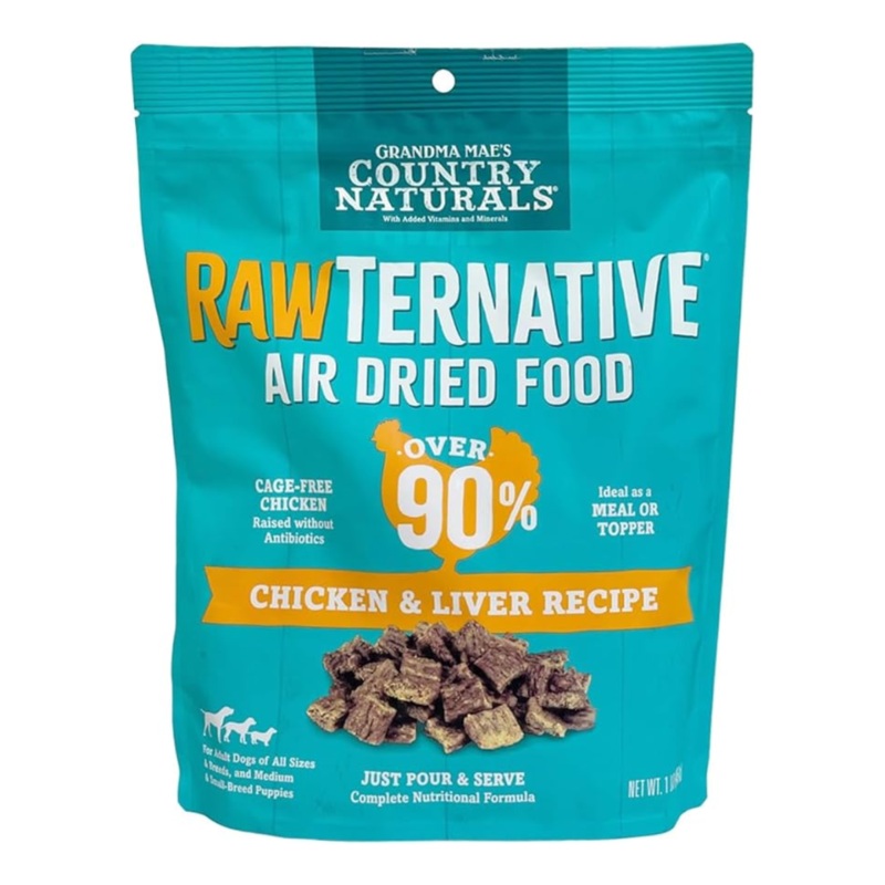 Grandma Mae’s RawTernative Air Dried Chicken Dog Food 3Lb
