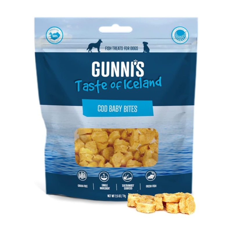 Gunni’s Pet Cod Baby Bites Dog Treats 2.5oz