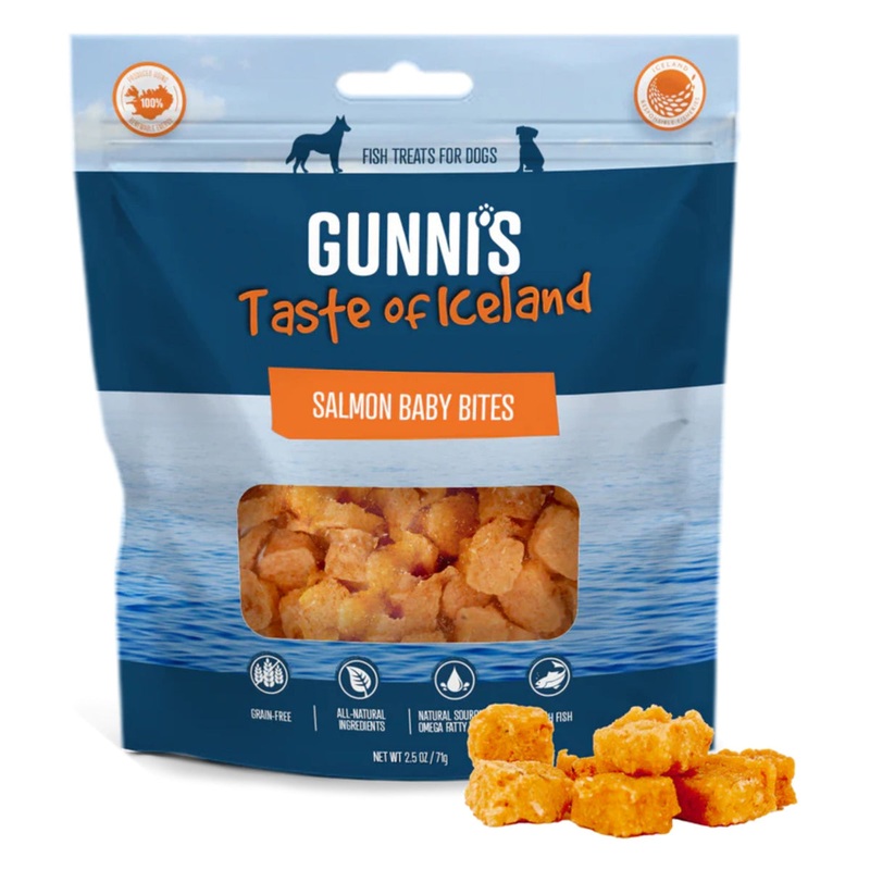 Gunni’s Pet Salmon Baby Bites Dog Treats 2.5oz