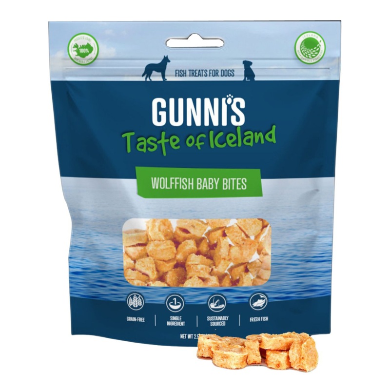 Gunni’s Pet Wolffish Baby Bites Dog Treats 2.5oz