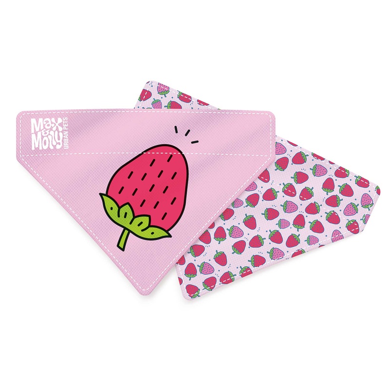Max & Molly Bandana Strawberry For Cats & Dogs Small