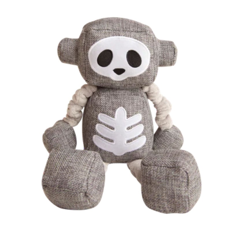 Skel-O-Bot Halloween Squeaky Dog Toy