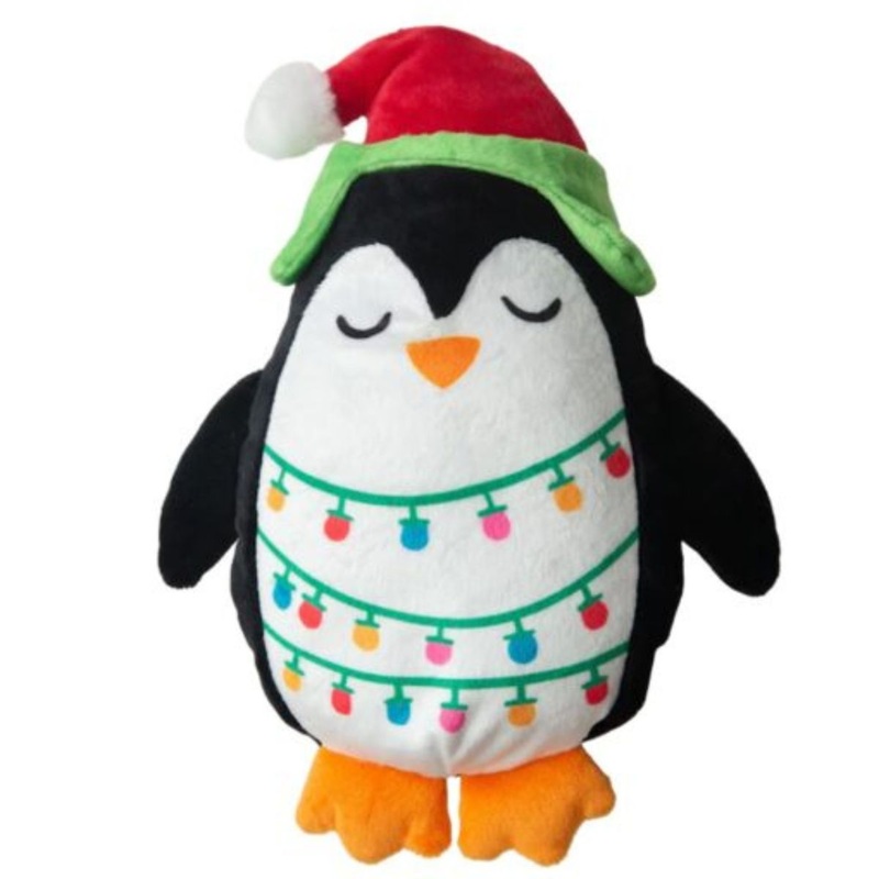 Snugarooz Penguin W/ Christmas Lights Dog Toy