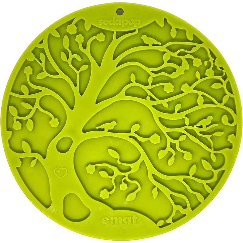 SodaPup eMat Tree Of Life Lick Mat with Suction Cups