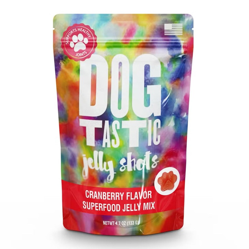 SodaPup Jelly Shots Cranberry Flavor Gelled Dog Treats 4.7oz