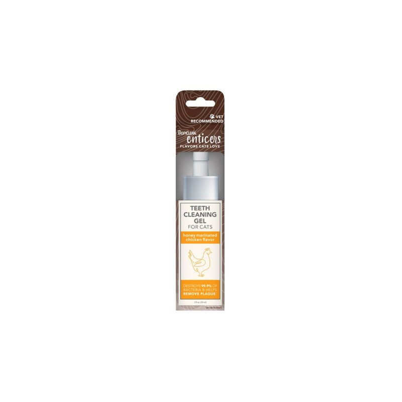 TropiClean Enticers Teeth Cleaning Gel for Cats