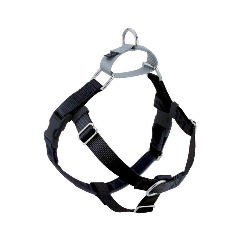 2 Hounds Design Black Freedom No-Pull Dog Harness 1 XXLarge