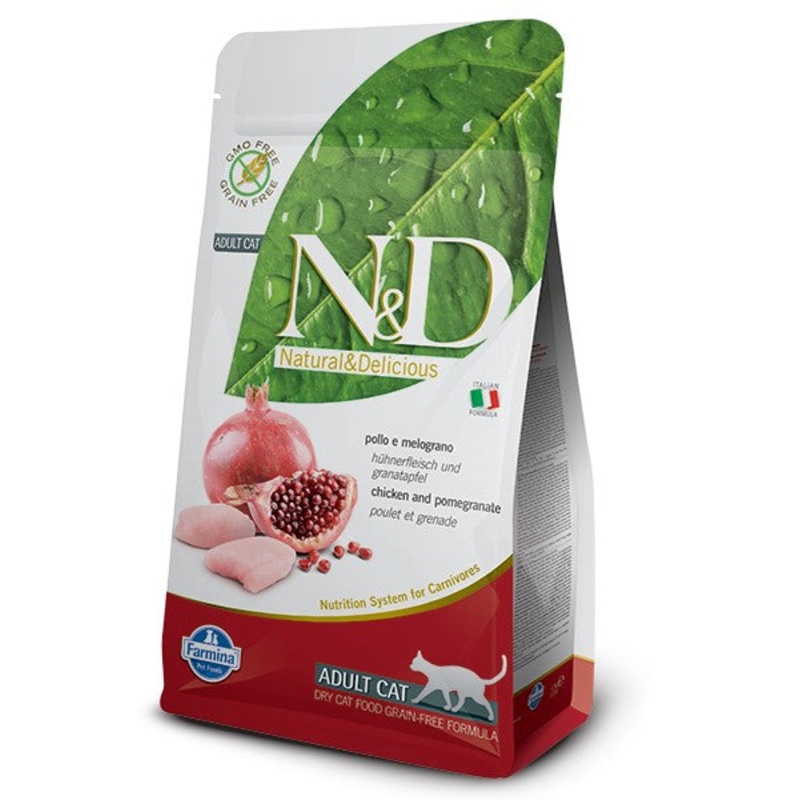 Farmina N&D Prime Grain-Free Dry Cat Food – Chicken & Pomegranate – 3.3lb