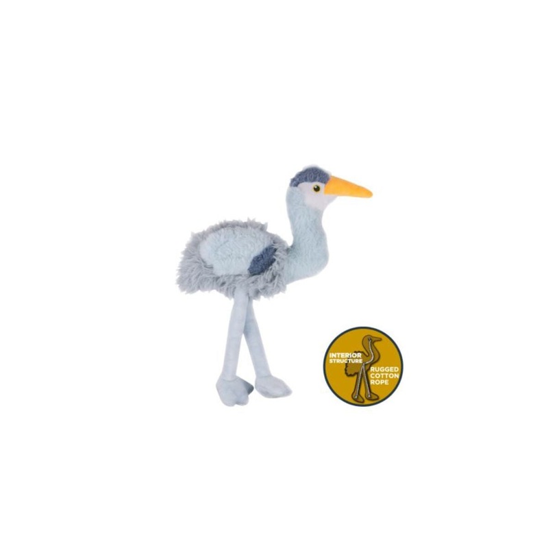 Tall Tails Heron Rope Body 16 Dog Toy