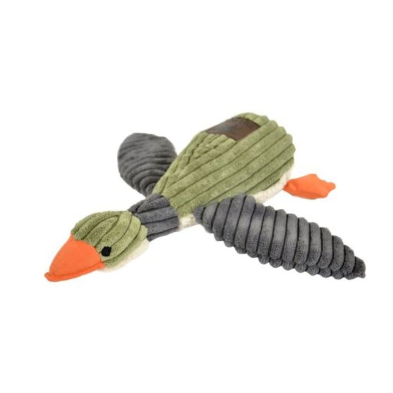 Tall Tails Plush Duck With Squeaker 12  Dog Toy