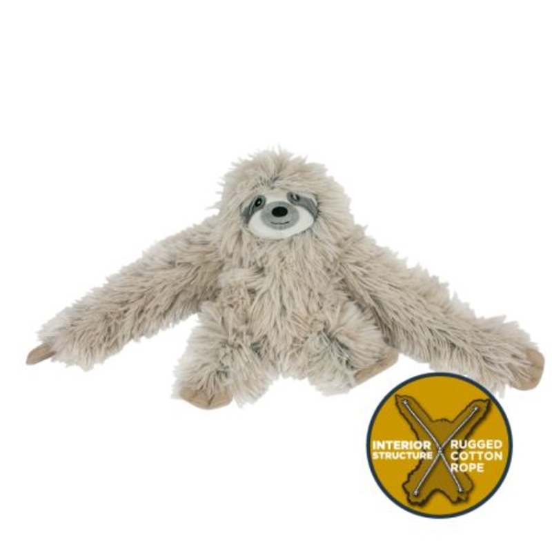 Tall Tails Sloth Rope Body 16 Dog Toy