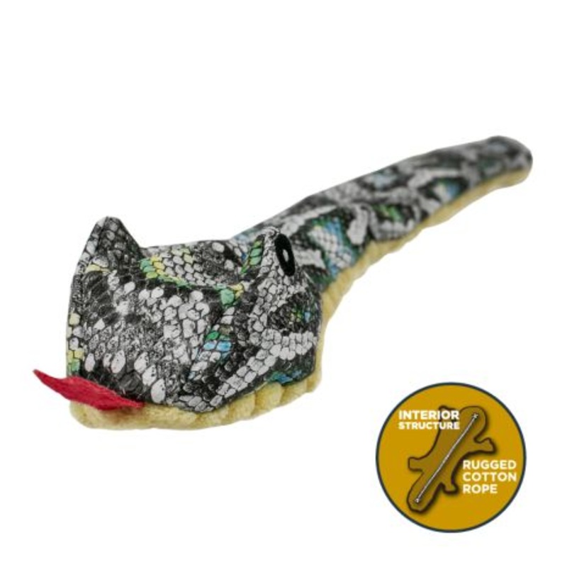 Tall Tails Snake Squeaker 16 Dog Toy