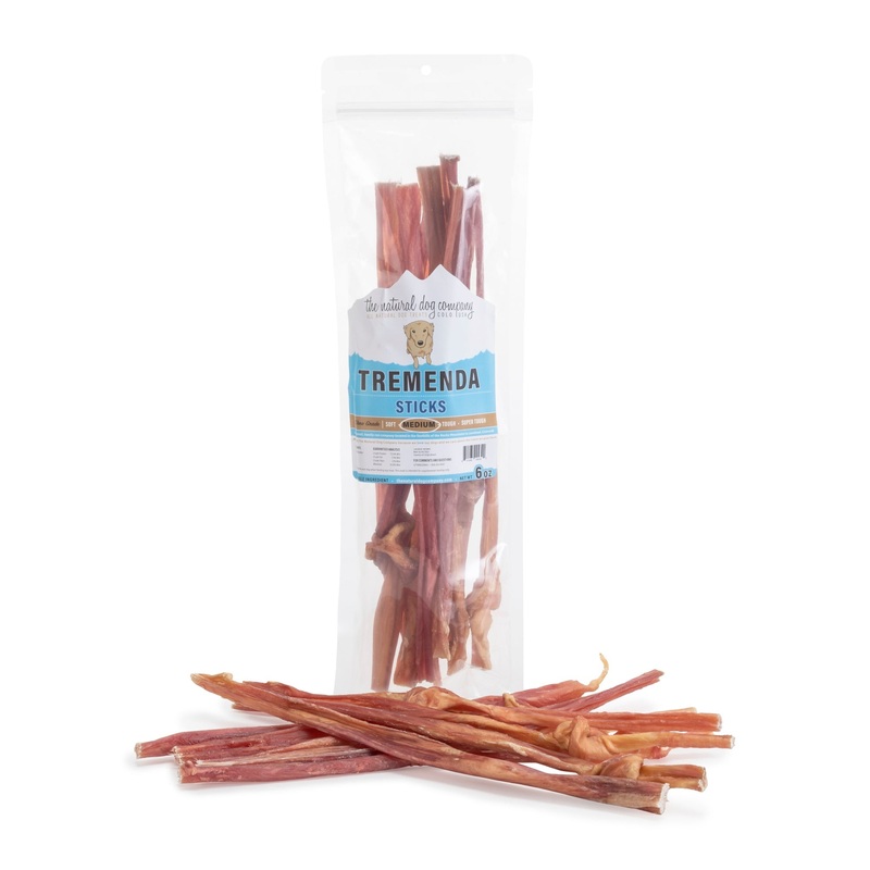 The Natural  Dog Company Beef Tripe Tremenda 12 Dog Treats 6oz