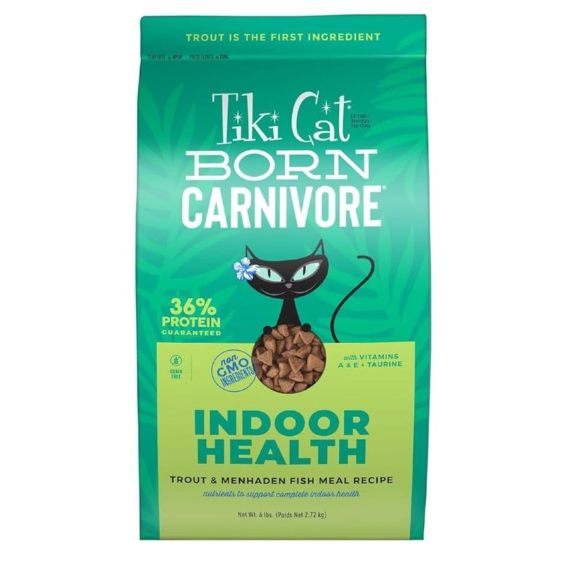 Tiki Cat Grain-Free Trout & Fish Meal Dry Cat Food 6lb