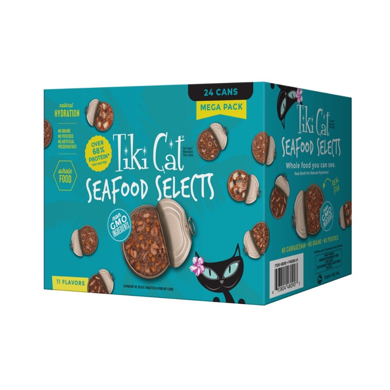 Tiki Cat Seafood Selects Variety 24pk – 11 Flavors