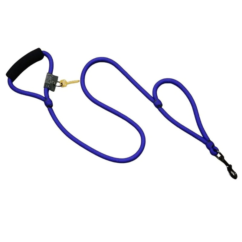 Timberwolf Alpine Rope Dog Leash Blue 5/16x 72