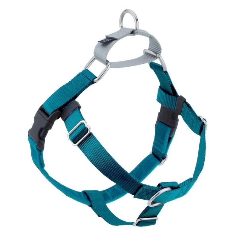 2 Hounds Design Freedom No-Pull Dog Harness Teal 1M 2428