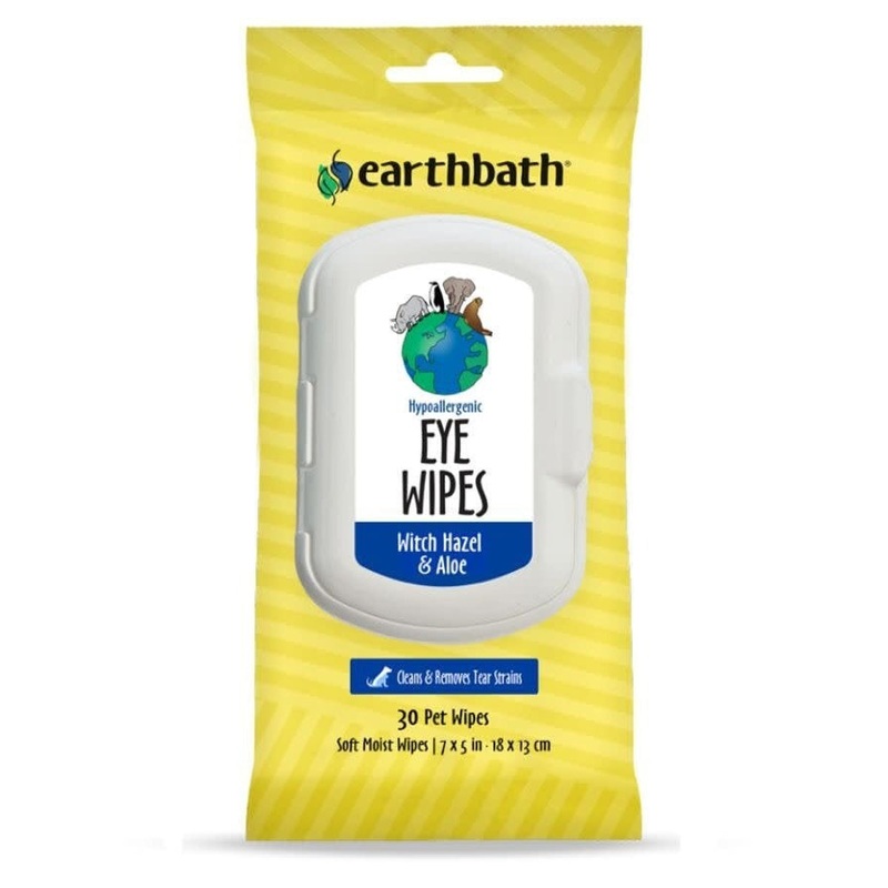 Earthbath Hypoallergenic Hazel & Aloe Eye Wipes 30Ct