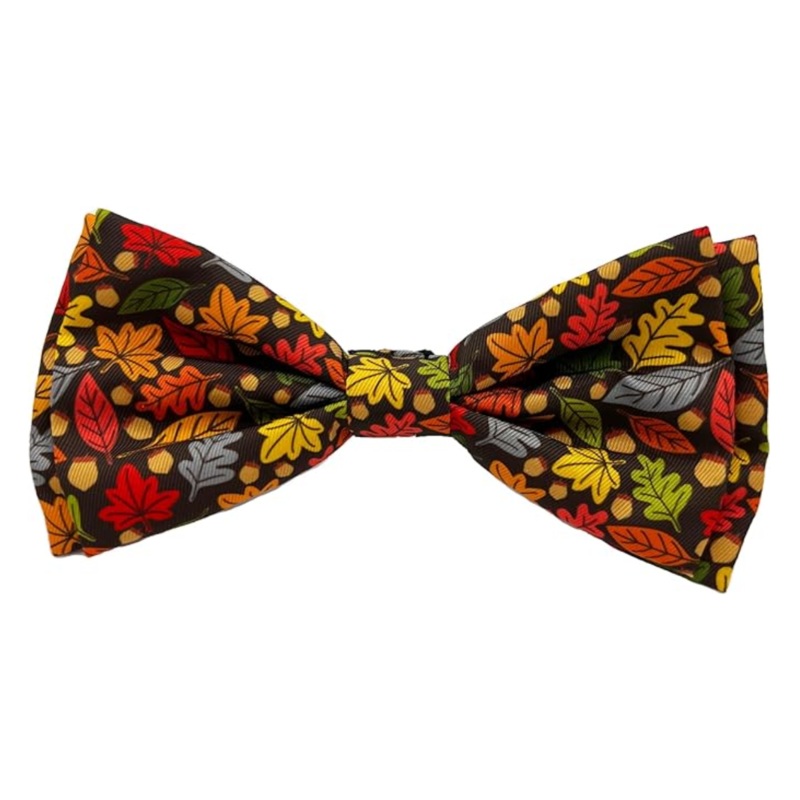 Huxley & Kent Leaves & Nuts Bow Tie for Dogs & Cats 4