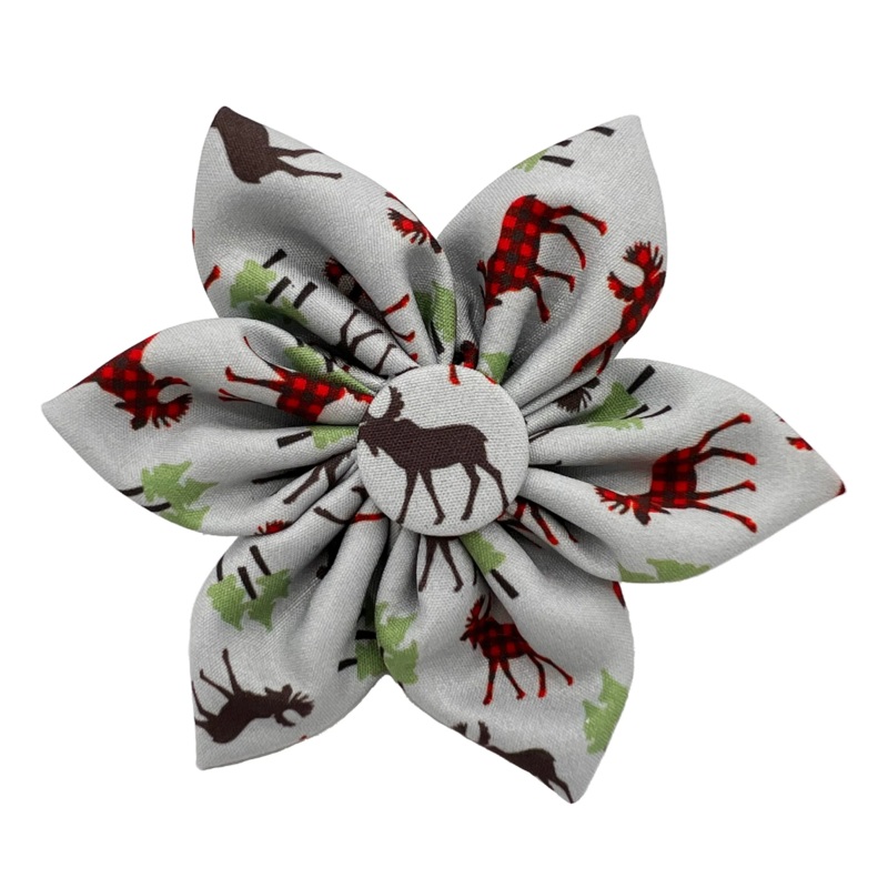 Huxley & Kent Woodsy Moose Bow Tie for Dogs & Cats 4