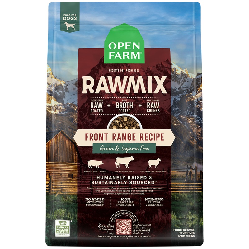 Open Farm RawMix Grain-Free Dry Dog Food – Front Range – 3.5lb Bag