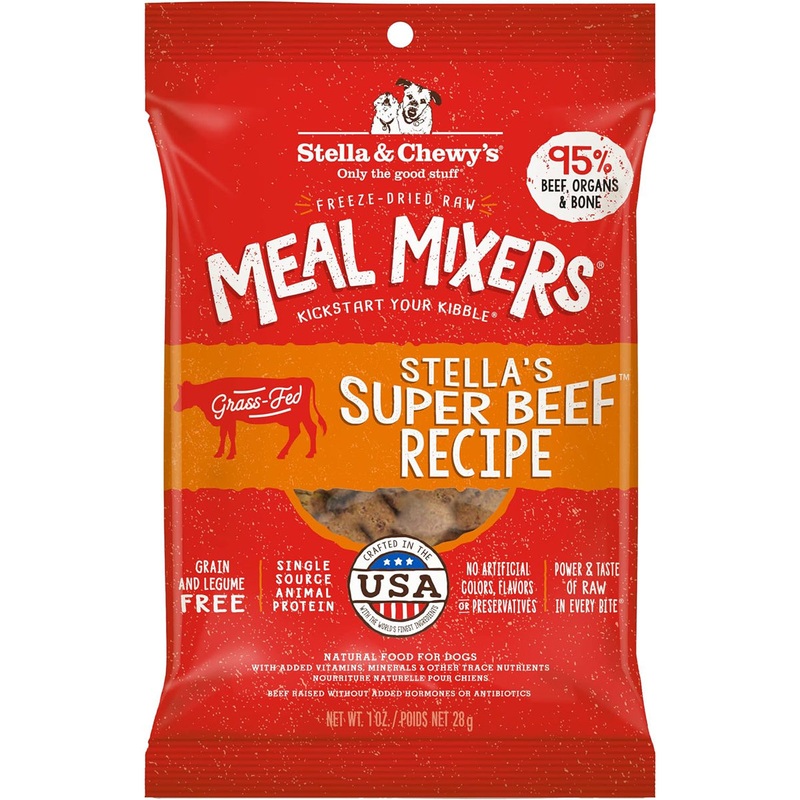 Stella & Chewy’s Freeze-Dried Meal Mixer Super Beef Raw Dog Food 1oz
