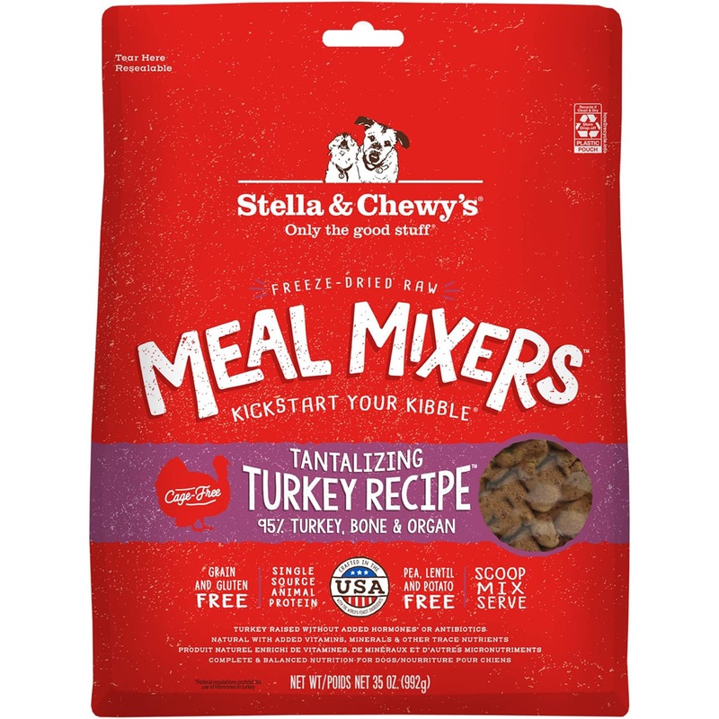 Stella & Chewy’s Freeze-Dried Meal Mixers Turkey Dog Food 35oz