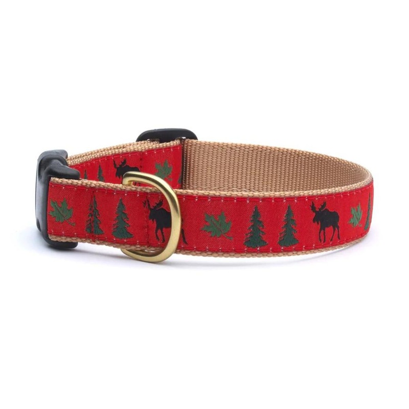Up Country Moose Dog Collar XL 18-24