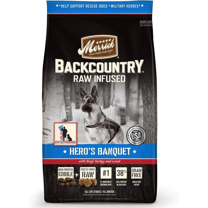 Merrick Backcountry Grain Free Hero’S Banquet Dry Dog Food 12lb