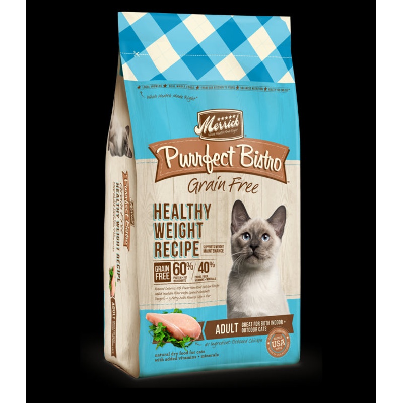 Merrick Purrfect Bistro Grain Free Healthy Weight Recipe 7lb