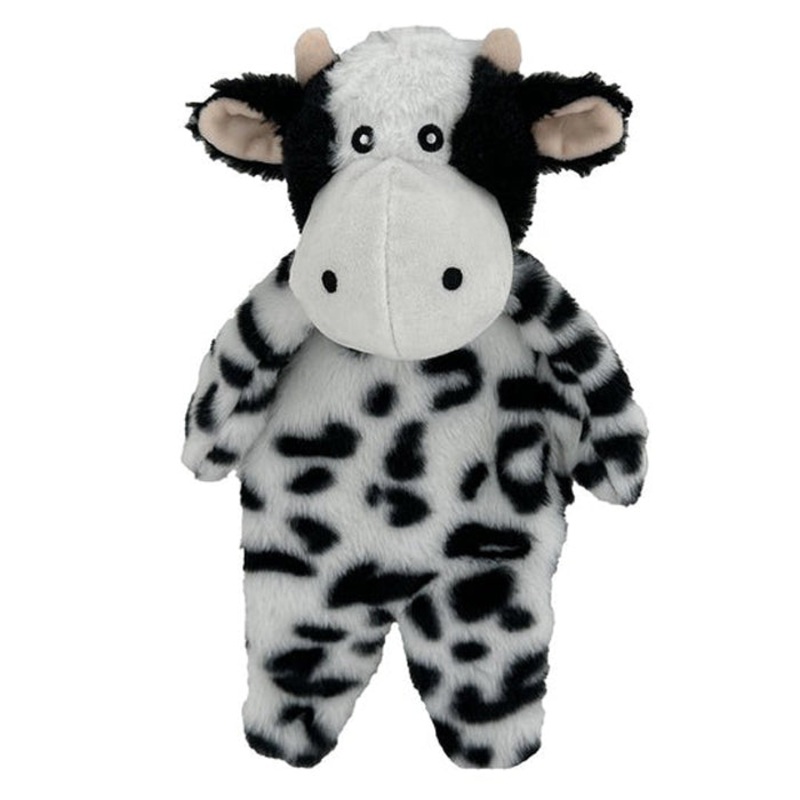 Petlou 13 Floppy Cow Plush Dog Toy